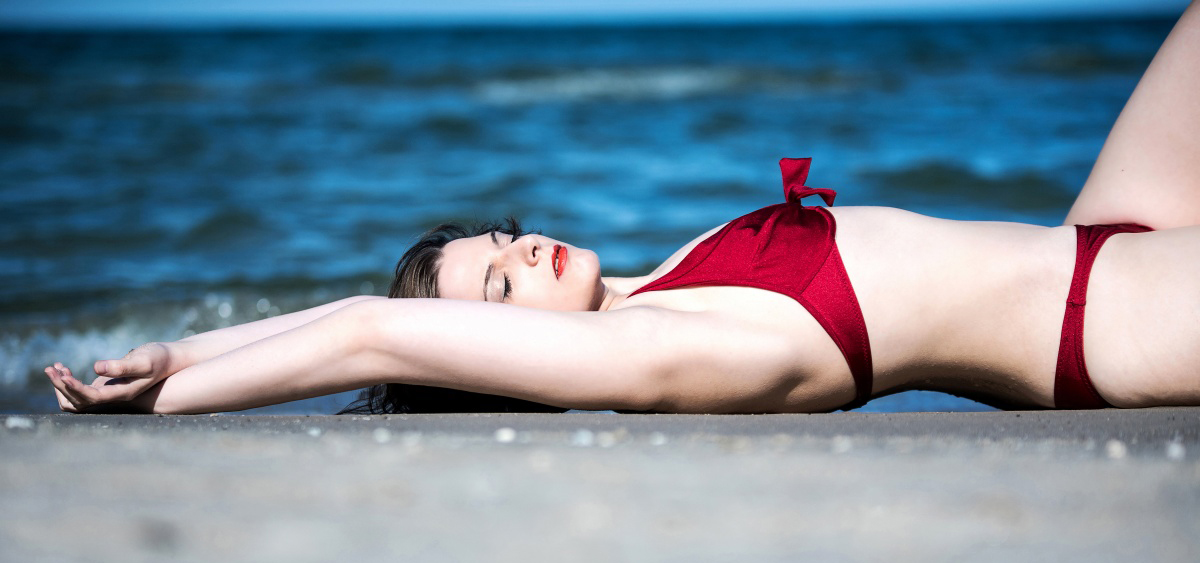 GIRL ON BEACH