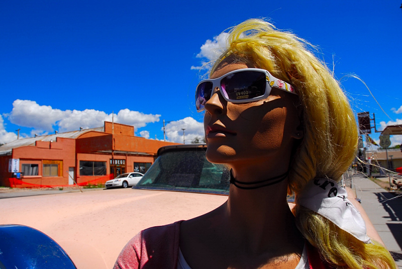 Girl on Route 66