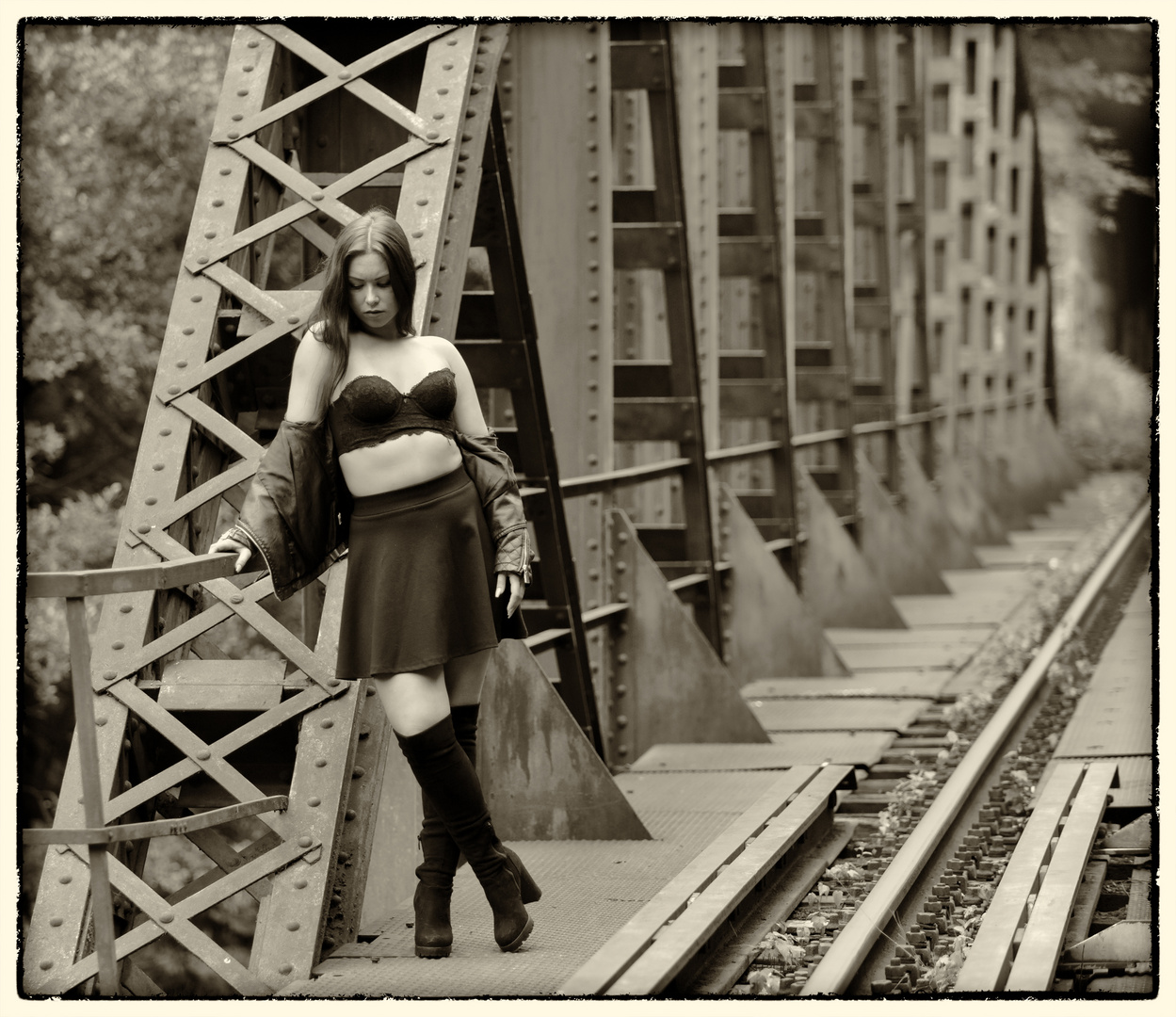 girl on the bridge