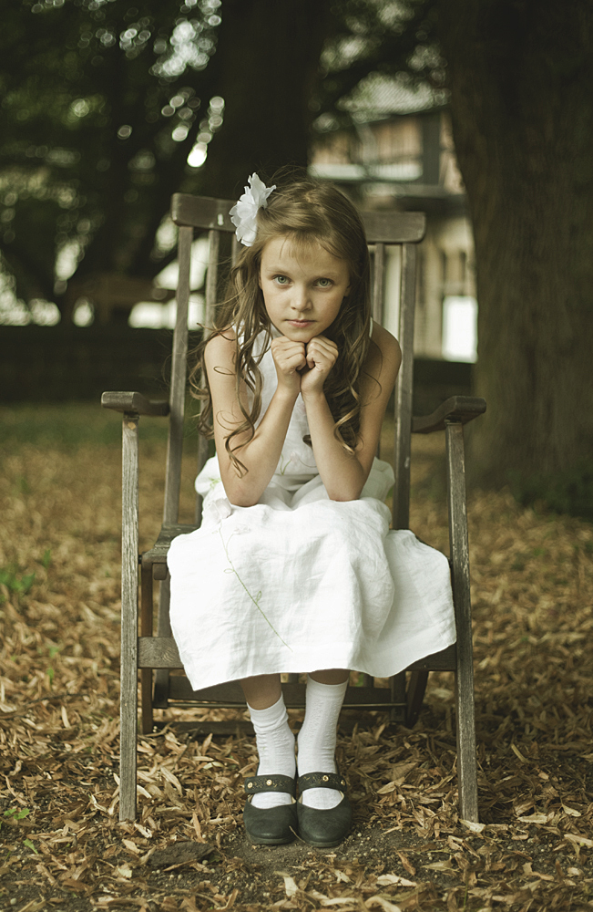 girl on the chair