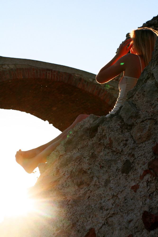 Girl on the Rock