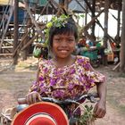 Girl with a bike