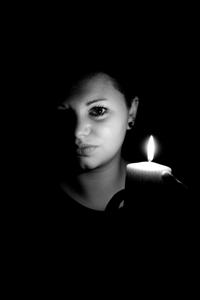 Girl with a Candle