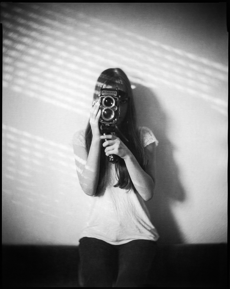 girl with a rolleiflex, 2014