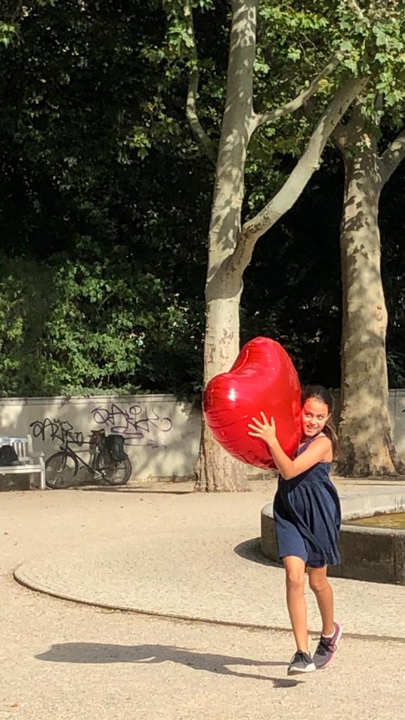 Girl with balloon