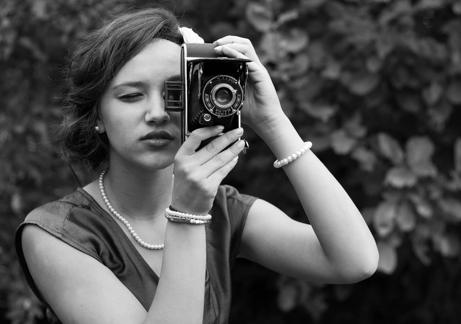 Girl with camera