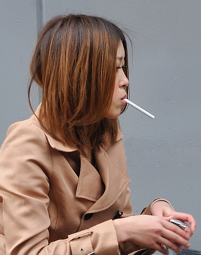 Girl with cigarette