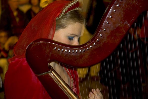 Girl with Harp