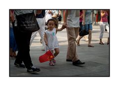 Girl with PRC flag