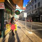 Girl with the mobile Lisbon