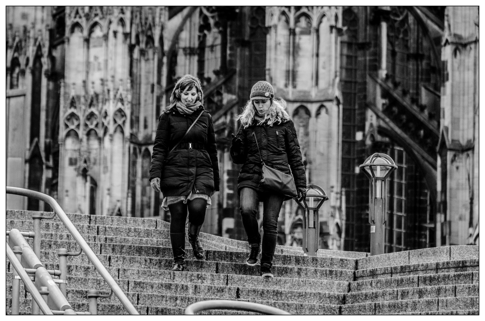 Girls am Kölner Dom