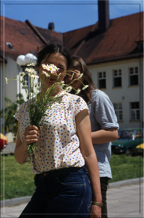 Girls and Flowers