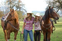 girls and horses