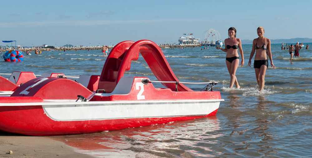 girls at the beach