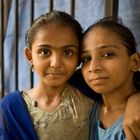 Girls in Bazar, India, Harald Keller