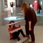 Girls in MOCAK.. - the Museum of Contemporary Art in Krakow