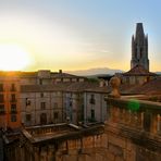 Girona 2, Sonnenuntergang, sundown, puesta del sol 