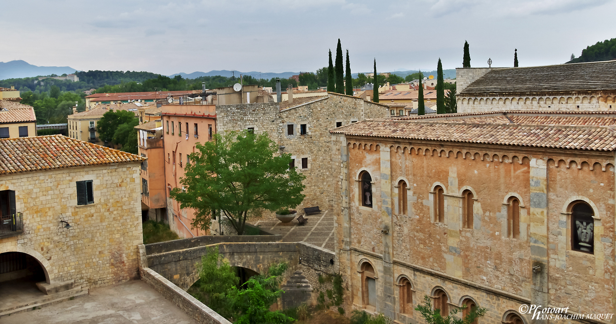 Girona - Altstadtblick