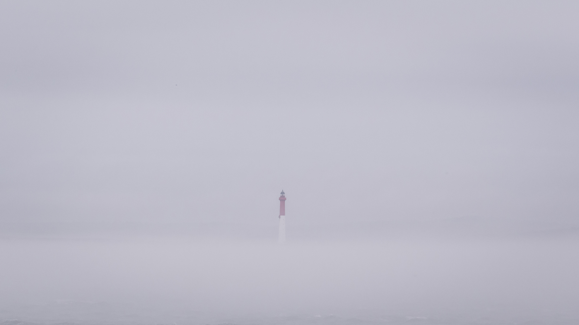 Gironde Nebel Leuchtturm