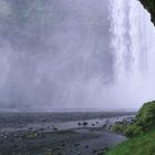 Gischt am Skogarfoss