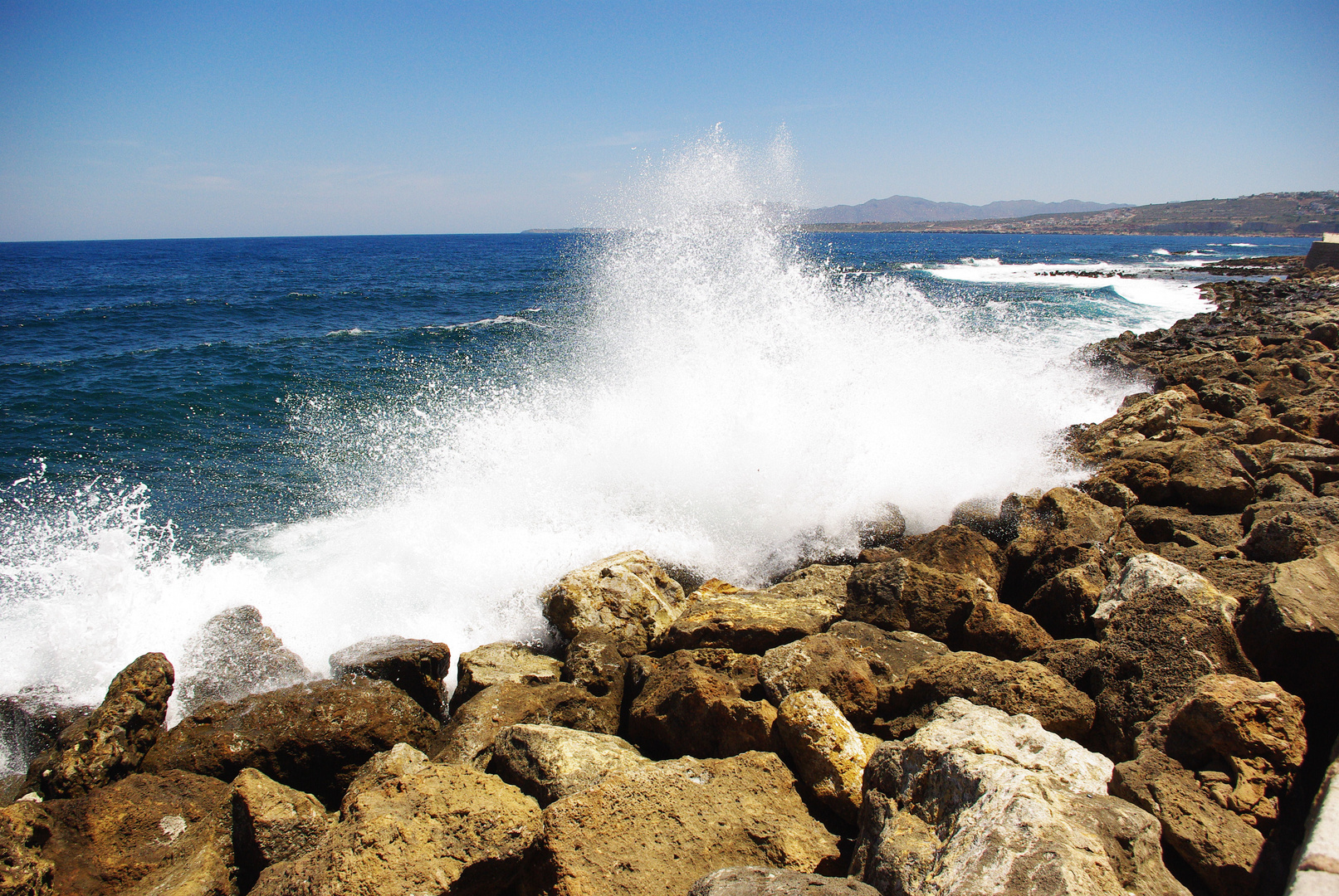 Gischt auf Kreta