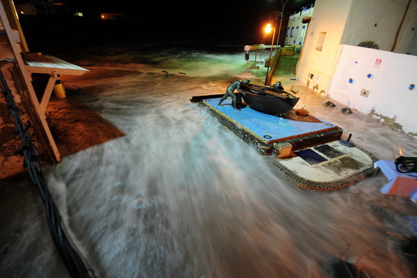 Gischt und Wellen in El Cotillo