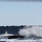 Gischt vor Bar Harbour (Kanada)