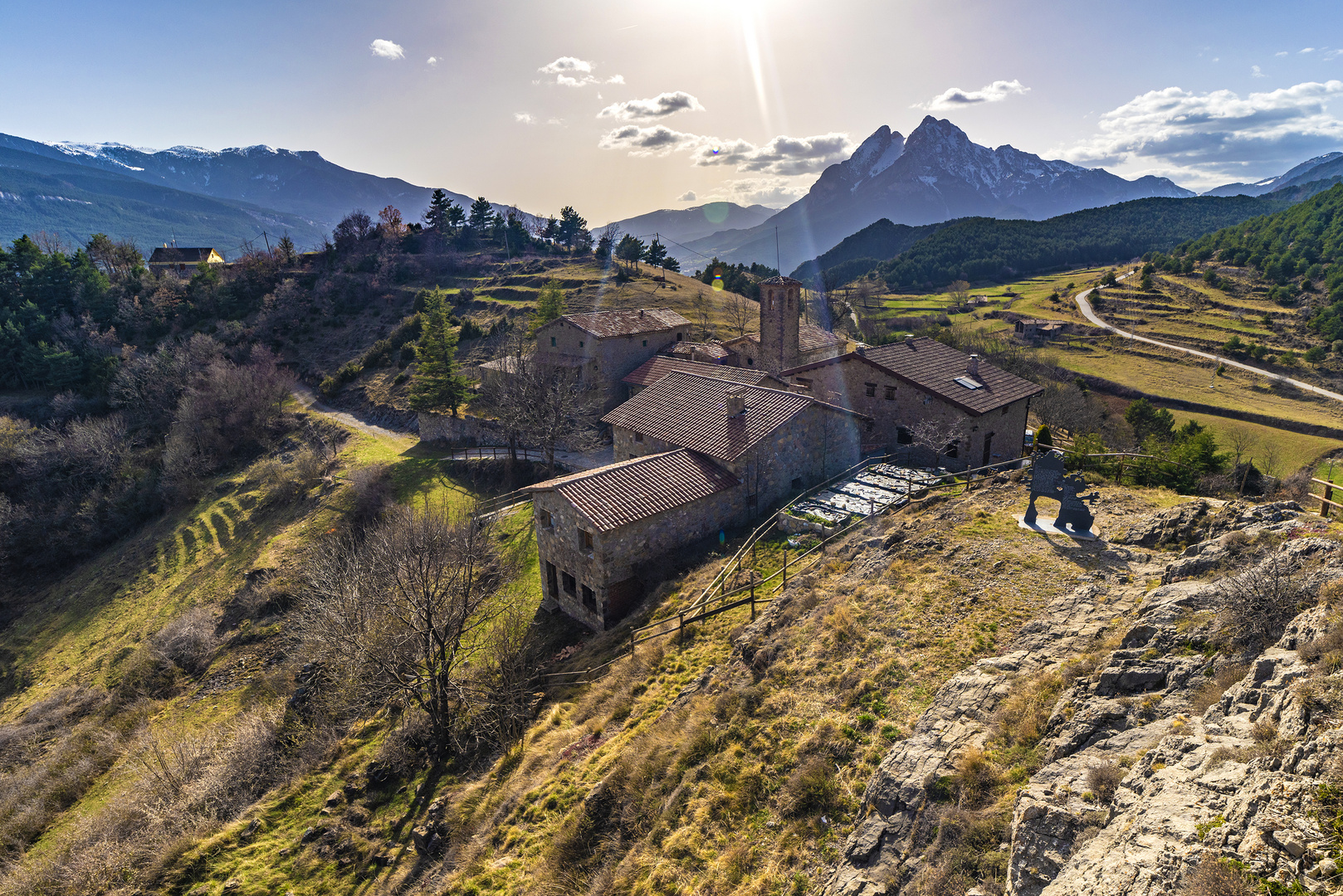 Gisclareny i el Pedraforca.