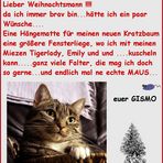 Gismo´s Wunschzettel