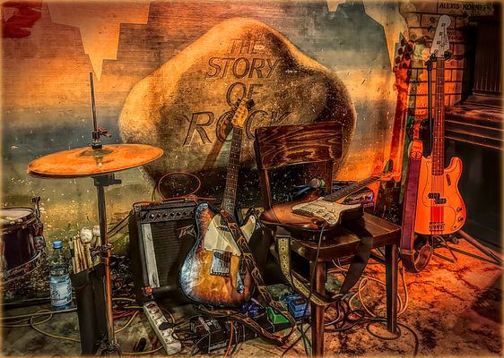 Gitarren machen Pause