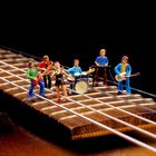 Gitarrenbühne für die mini Band