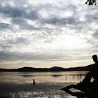 Gitarrenspieler am Laacher See