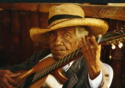 Gitarrenspieler Cusco/Peru