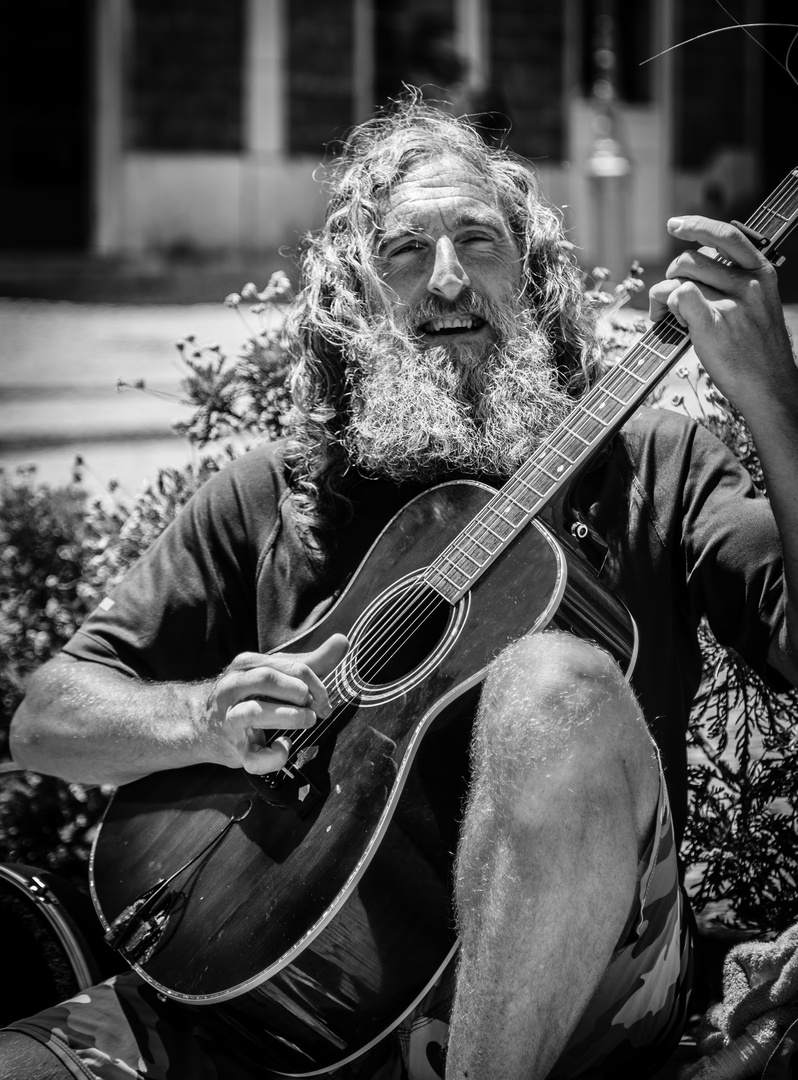 Gitarrenspieler in Lagos