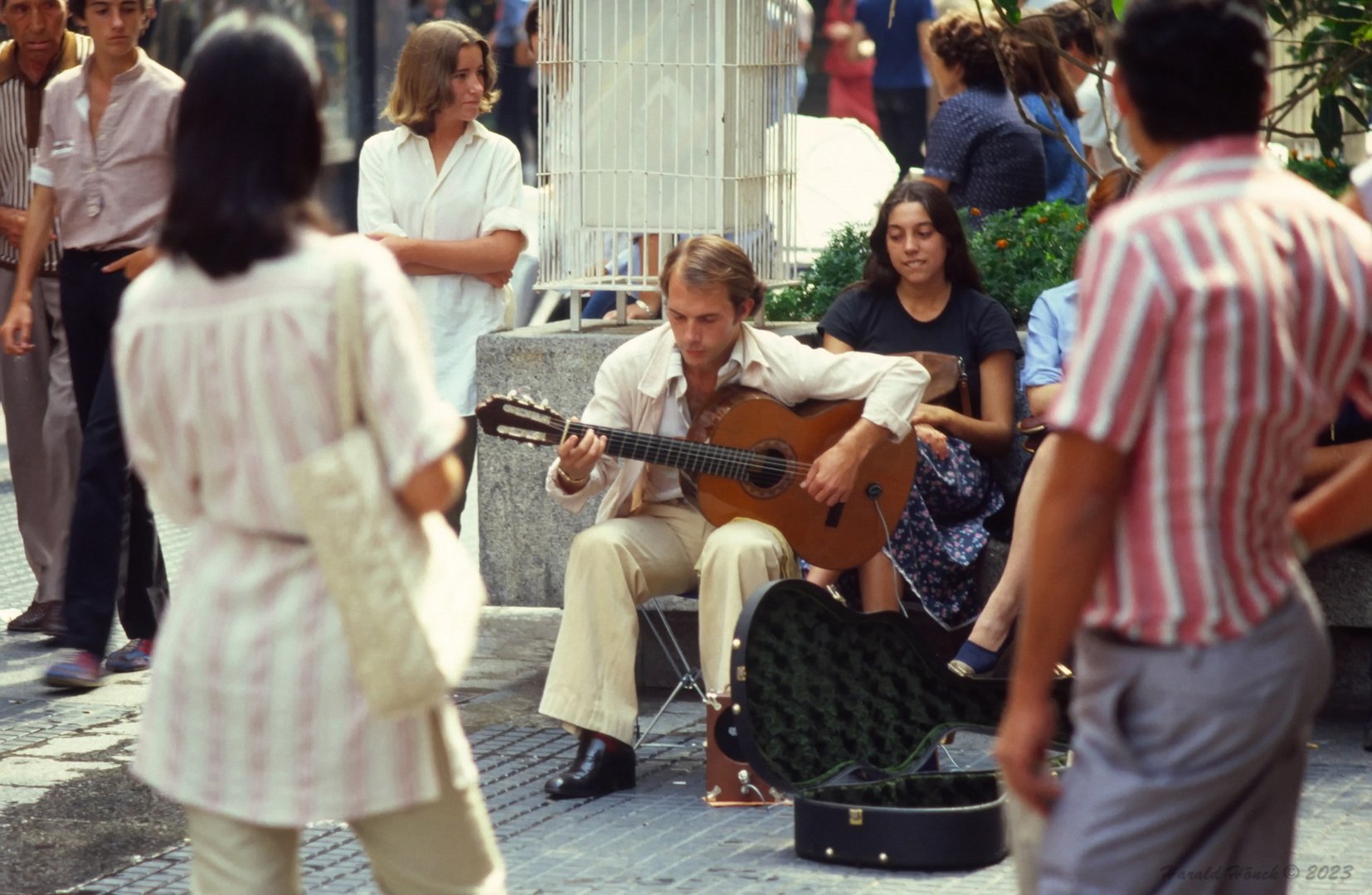 Gitarrist in Madrid, 1979