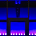 Gitter über Blau