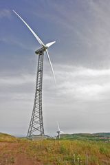 Gittermast auf der Alm