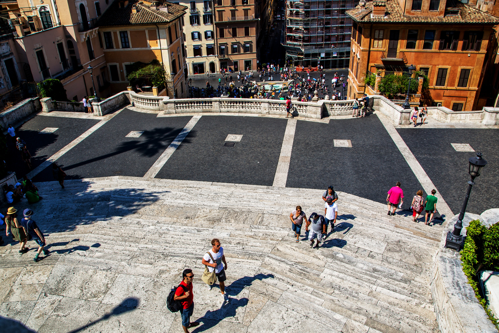 Giù da Trinità dei Monti