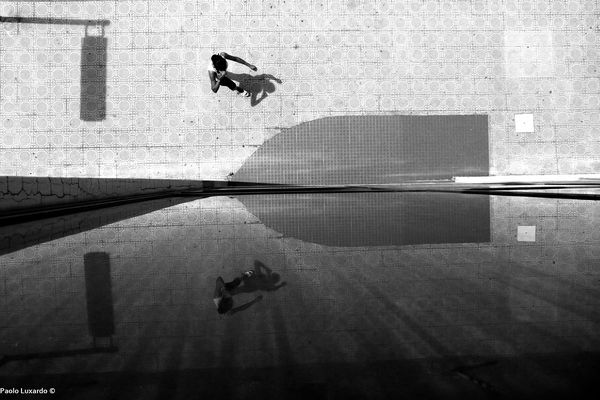 giù di sotto in b/n