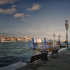 Giudecca mit schönem Weitblick über Venedigs Skyline