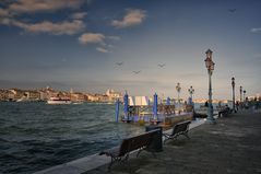 Giudecca mit schönem Weitblick über Venedigs Skyline