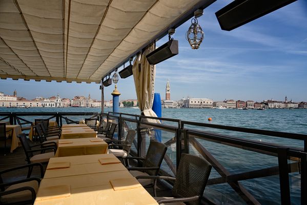 Giudecca mit schönem Weitblick über Venedigs Skyline