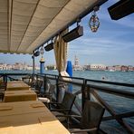 Giudecca mit schönem Weitblick über Venedigs Skyline