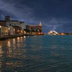  Giudecca samtige Nacht in blau - Venedig -