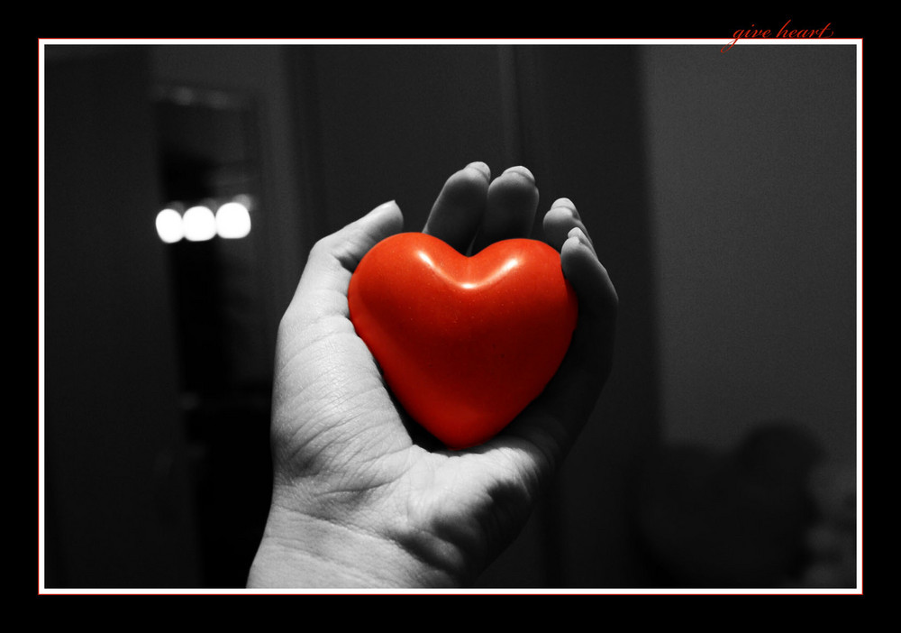 give heart