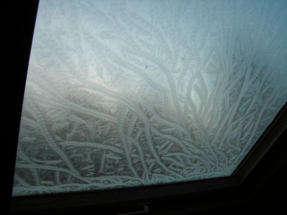 givre sur velux