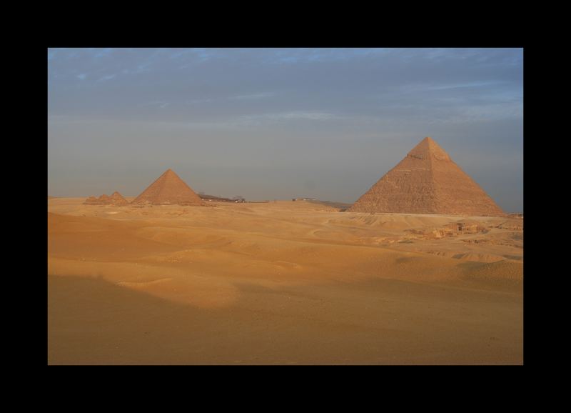 Giza all'alba