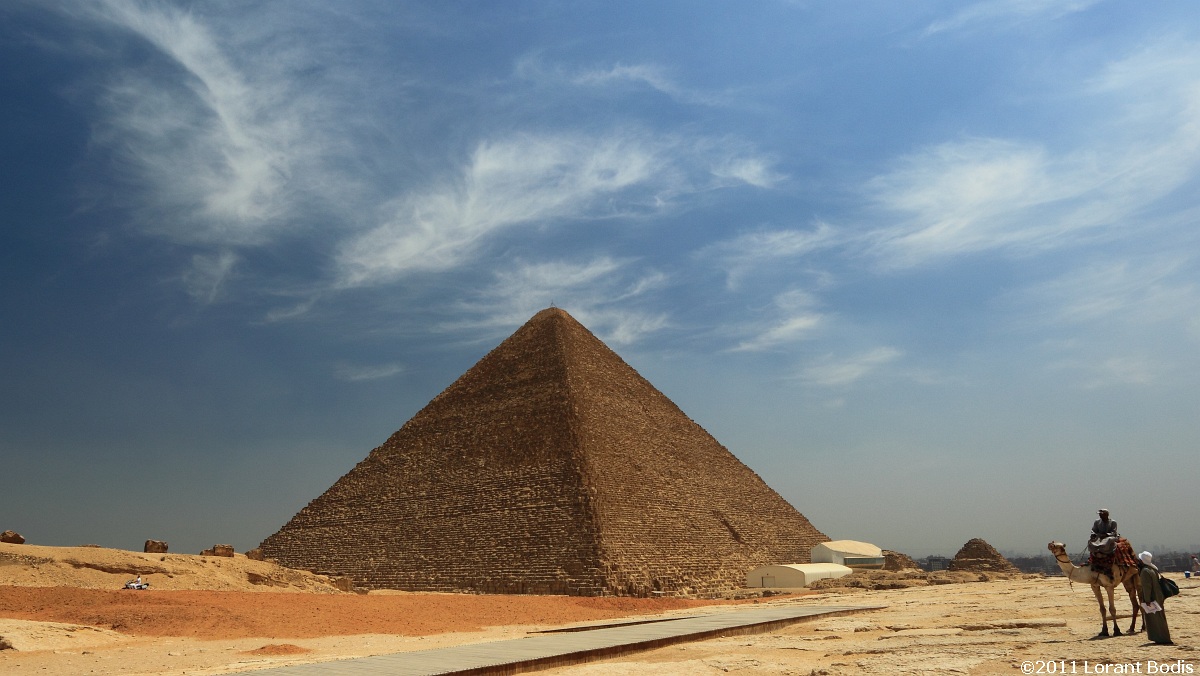 Giza Pyramid with camel