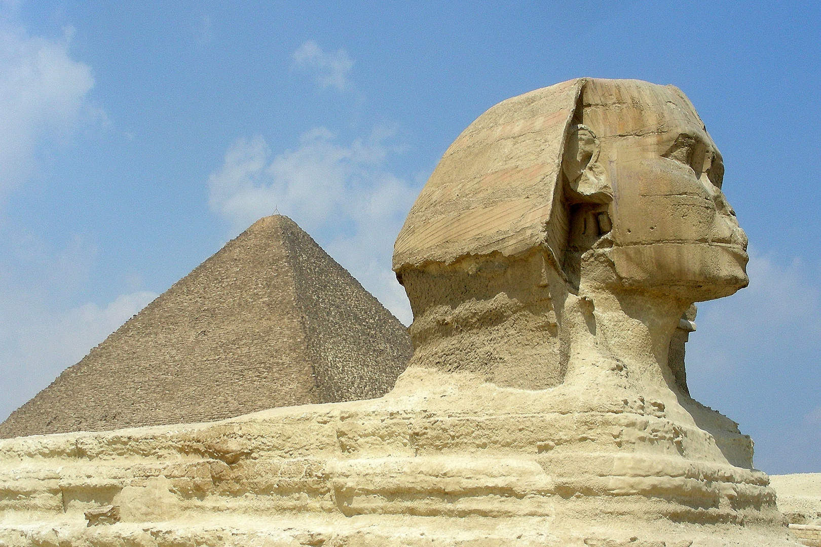 GIZA - SFINGE CON PIRAMIDE 2007