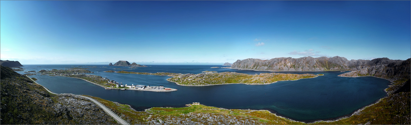 Gjesvær und die Inselgruppe Gjesværstappan